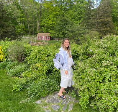 Land of CC Bernstein: Princess Pinecone Author on Pregnancy and her Connecticut Mini Dream Farm